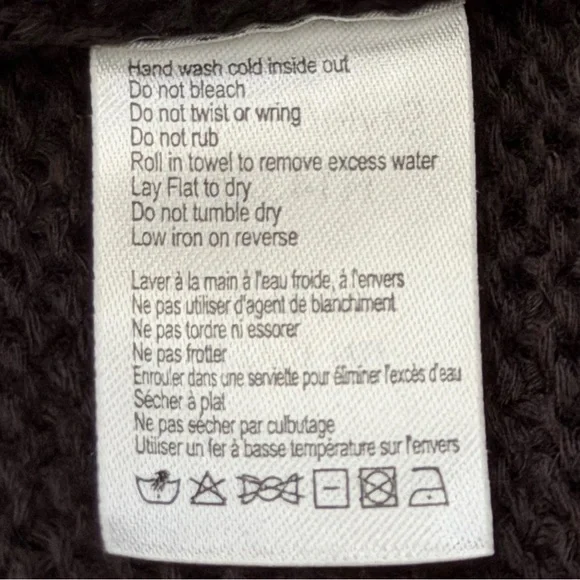 Inspire Metallic Black Open-Front Cardigan with Stud Pocket Trim - Picture 7 of 7